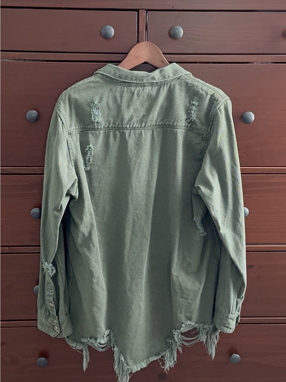 Long Denim Jacket - Picture 10 of 14
